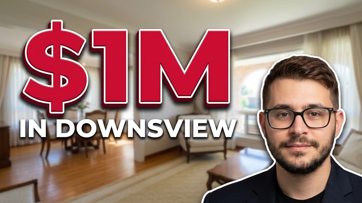 Gabriele Battista in front of a Downsview home — $1M in Downsview